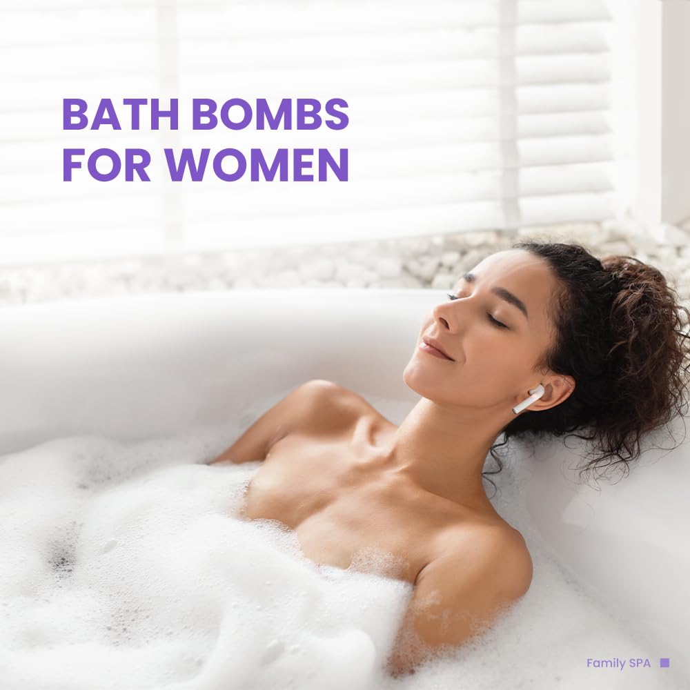 Lifting lavender relaxation set unpacked to show the complete ten-piece collection.