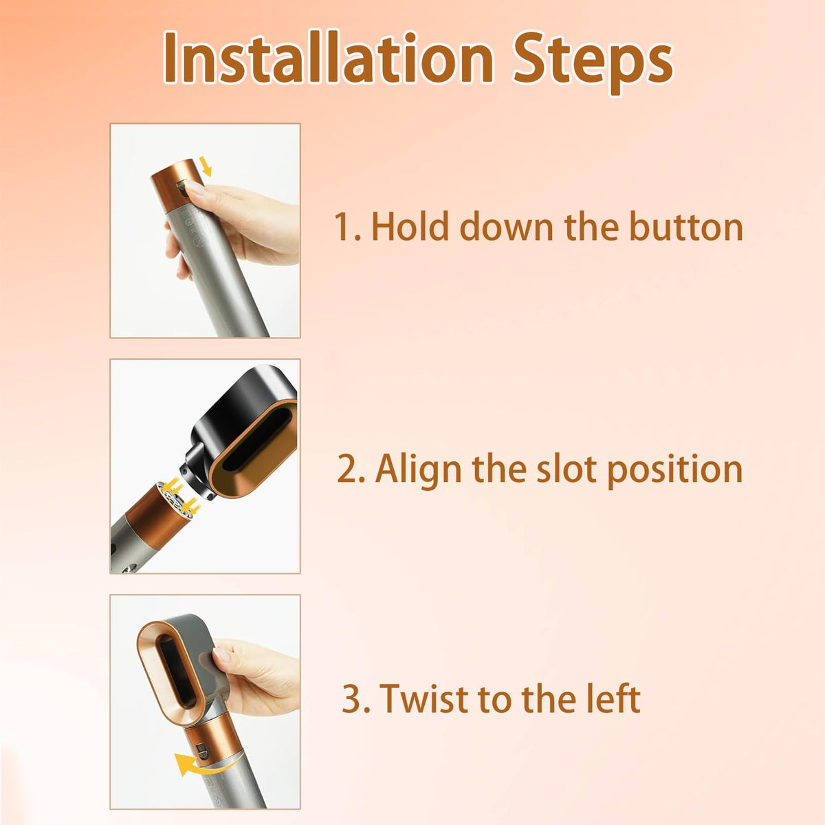 Sygbttq replacement parts illustrating the sleek copper and nickel exterior design elements