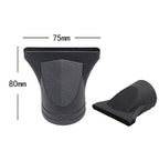 Two pieces of high temperature resistant black plastic concentrator nozzles with four point five centimeter diameter