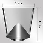 PUREGUST styling nozzle showcasing the sleek matte grey design and magnetic ring structure