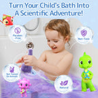 Packaging box of SWCANDY bath toys displaying safety certifications and ingredients list.