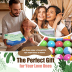 Authentic USA imported Santrela aromatherapy bath bomb assortment pack for her birthday and mother gift ideas.