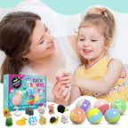 Lisotera premium holiday gift box set containing twelve scented bath bombs