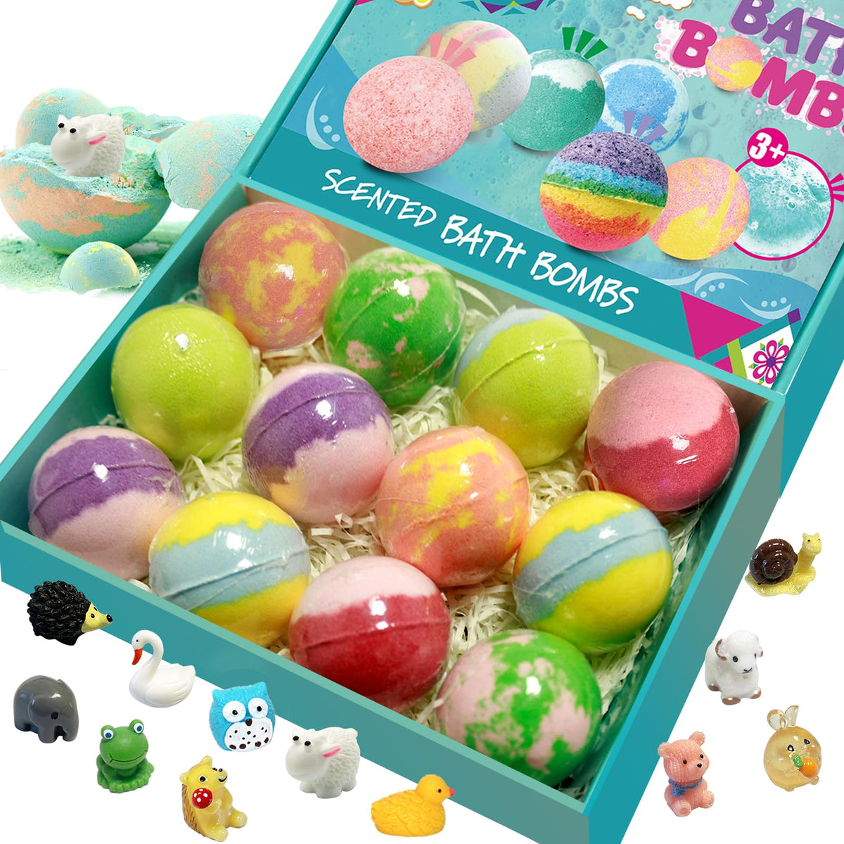 Kid-safe aromatherapy bath bombs that leave zero messy residue in the tub