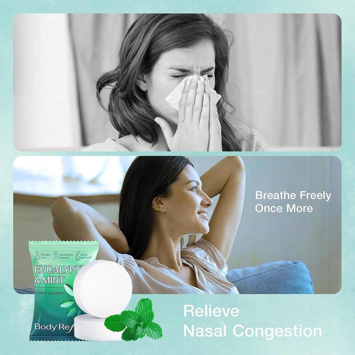 Stress relief home spa aromatherapy tablet collection for gifting