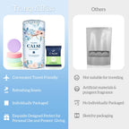 Elegant gift packaging of TranquilBliss relaxation presents for women featuring six diverse mood enhancing scents.