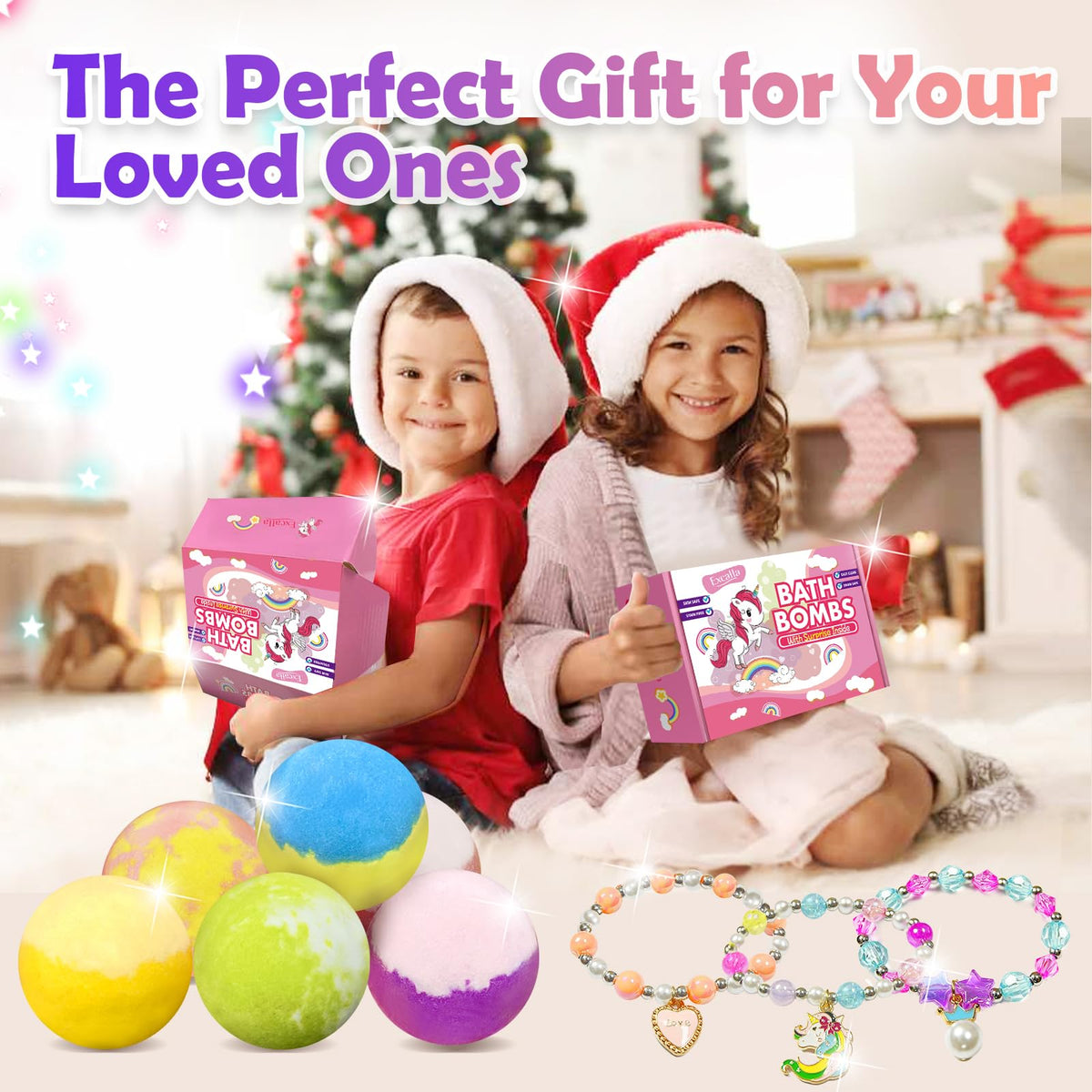 Premium imported children skincare gift set packaging detail view.