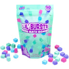 Tub Works Lil Bursts Rainbow assortment of tiny kids bath fizzies