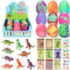 Premium 9 count dinosaur toy bath bomb box open presentation view