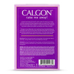 Calgon lavender and honey bath crystals bottle showing nutritional and ingredient details