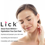 Lick non greasy aromatic bath oil bottle standing upright