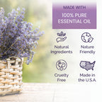 Hydrating skincare bath oil with pure lavender extract for dry skin relief