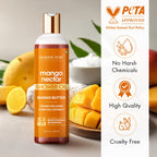 Moisturizing shower oil with vegan collagen for dry skin relief.