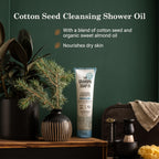 Nourishing vegan shower oil for sensitive skin by The Grandpa Soap Company