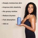 New Miuz 2 in 1 Collagen Bath and Shower Oil for dry skin care