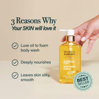 Thanks to Nature cleansing oil body wash for dry skin hydration