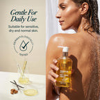 Imported USA body care oil-to-foam moisturizing cleanser formula
