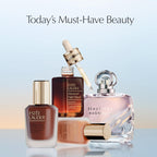 Premium glass container of Estée Lauder Youth-Dew bath oil with rose and patchouli notes