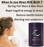 New Miuz bath soak lavender and chamomile powder texture