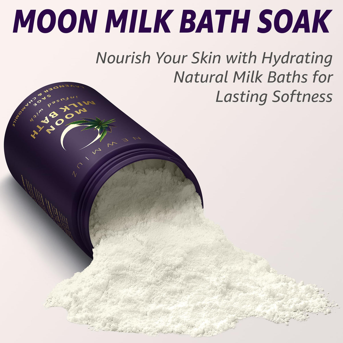 Ingredients list for New Miuz moon milk bath soak