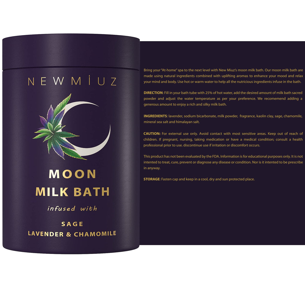 Soft hydrated skin after using New Miuz bath soak