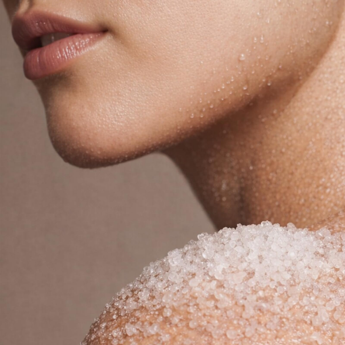 Top view of Ahava mineral bath salt eucalyptus variant