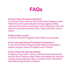 Usage illustration for Pink Stork bath soak