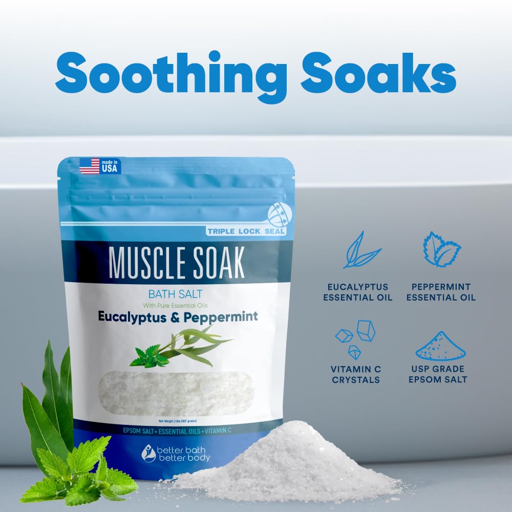 Better Bath Better Body muscle soak pouch seal detail