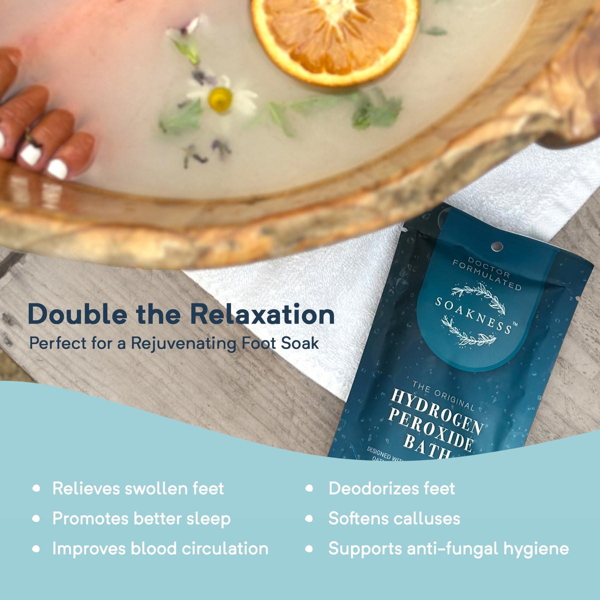 Soakness imported bath salts for muscle relaxation