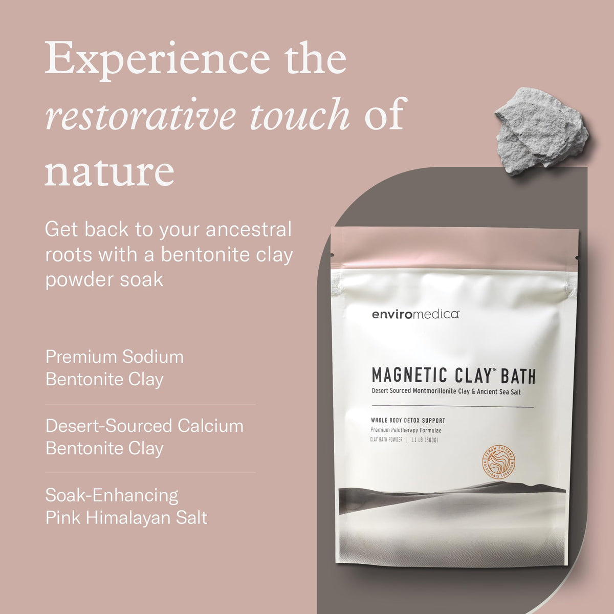 Benefits of Himalayan salt and clay bath soak for skin