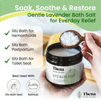 Thena organic bath salts for hemorrhoid treatment