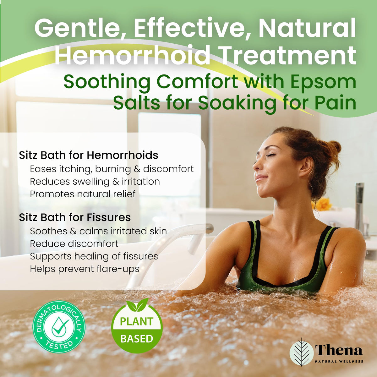 Natural herbal bath soak for new mothers