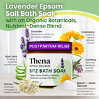Thena 16 Ounce sitz bath soak for postpartum recovery