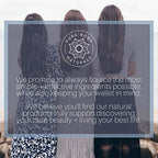 Brand label and product details on Pure Body Naturals 10 Ounce pouch