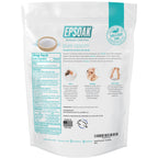 Epsoak magnesium sulfate salt texture close up