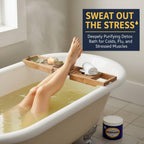 Back label of Dr. Singha's Mustard Bath showing ingredients
