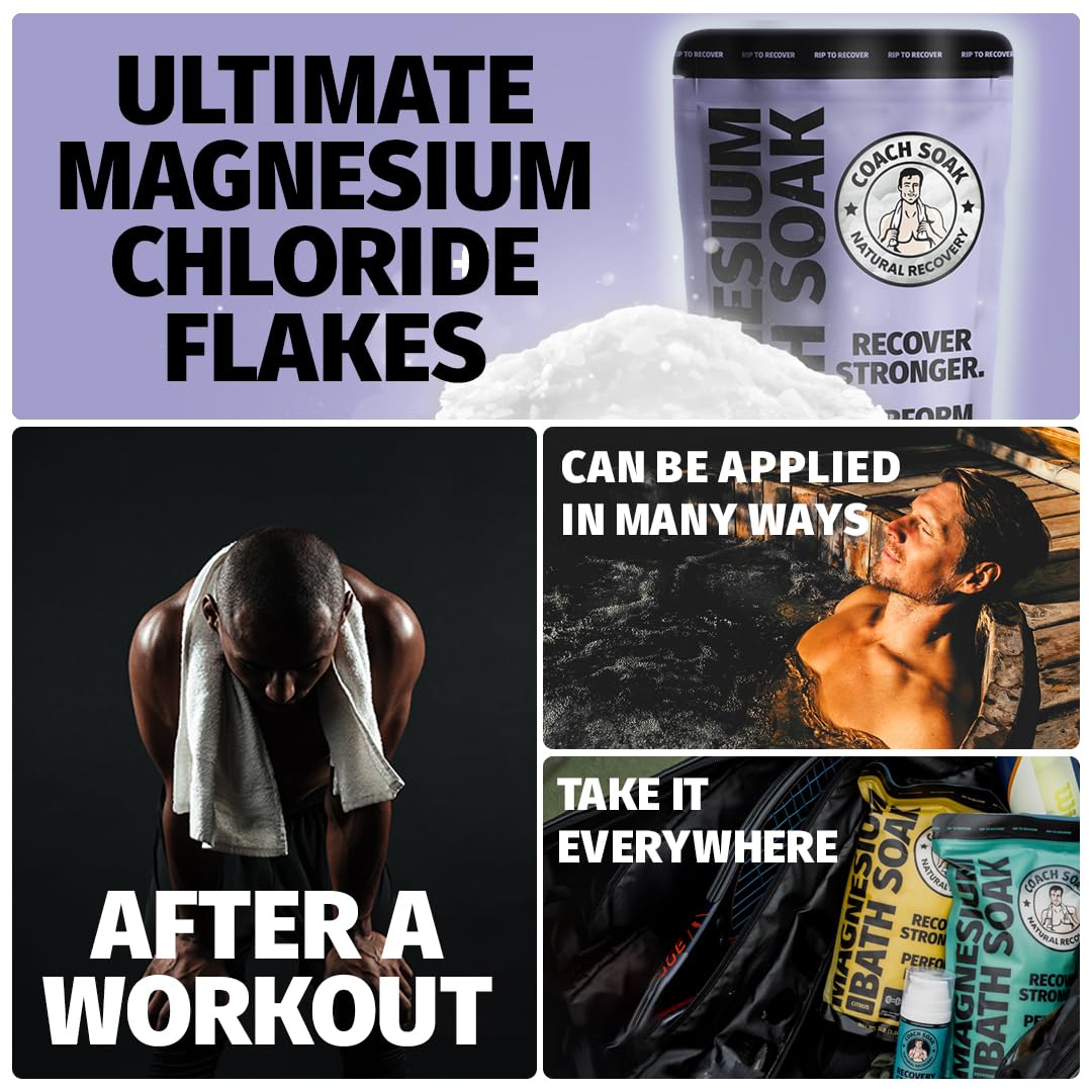 Coach Soak 3 pound bag for post workout muscle relief