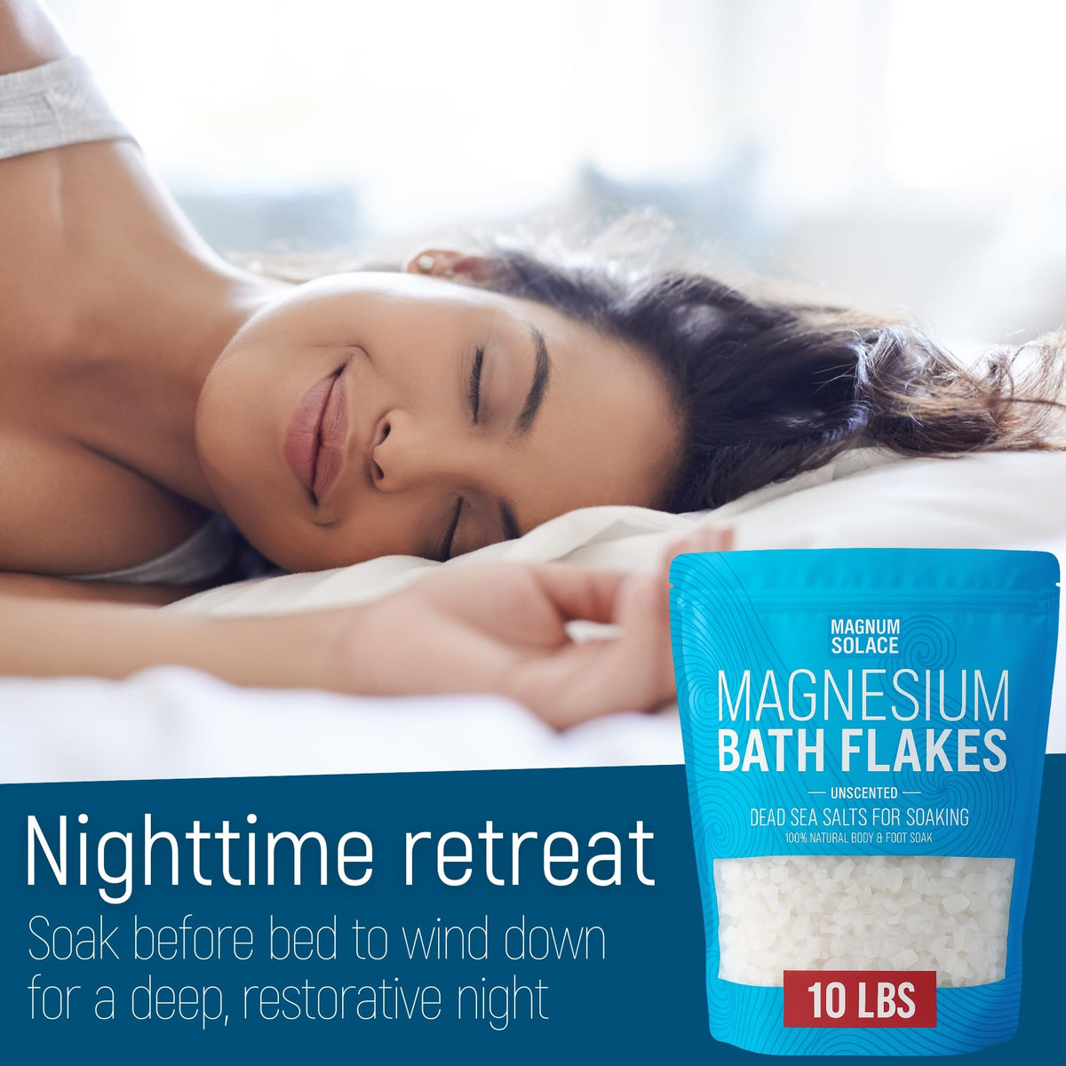 Magnum Solace magnesium flakes for muscle recovery
