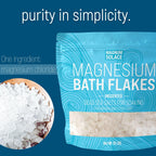 Natural mineral bath soak for home spa experience