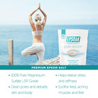 Epsoak 19 pound resealable bulk bag side view