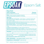 Epsoak therapeutic grade bath salt product display