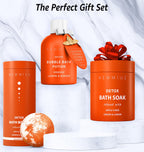 Hydrating bubble bath soak for dry and sensitive skin