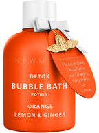 Aromatic citrus bubble bath for stress relief