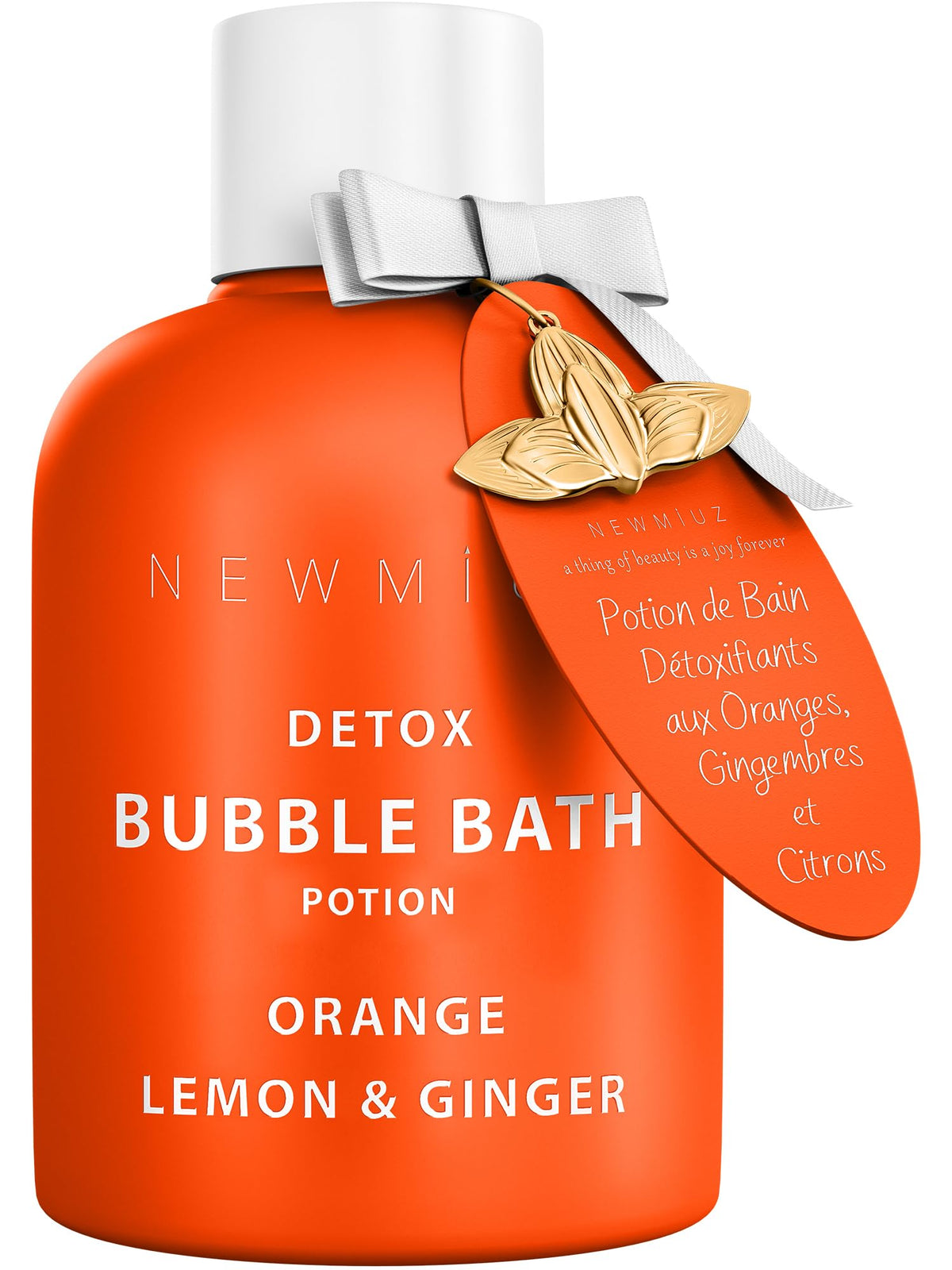 Aromatic citrus bubble bath for stress relief