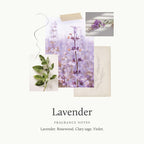Thymes Lavender foaming bath soak bottle design