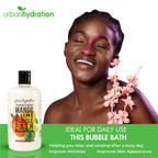 Texture of Urban Hydration foaming bubble bath soak