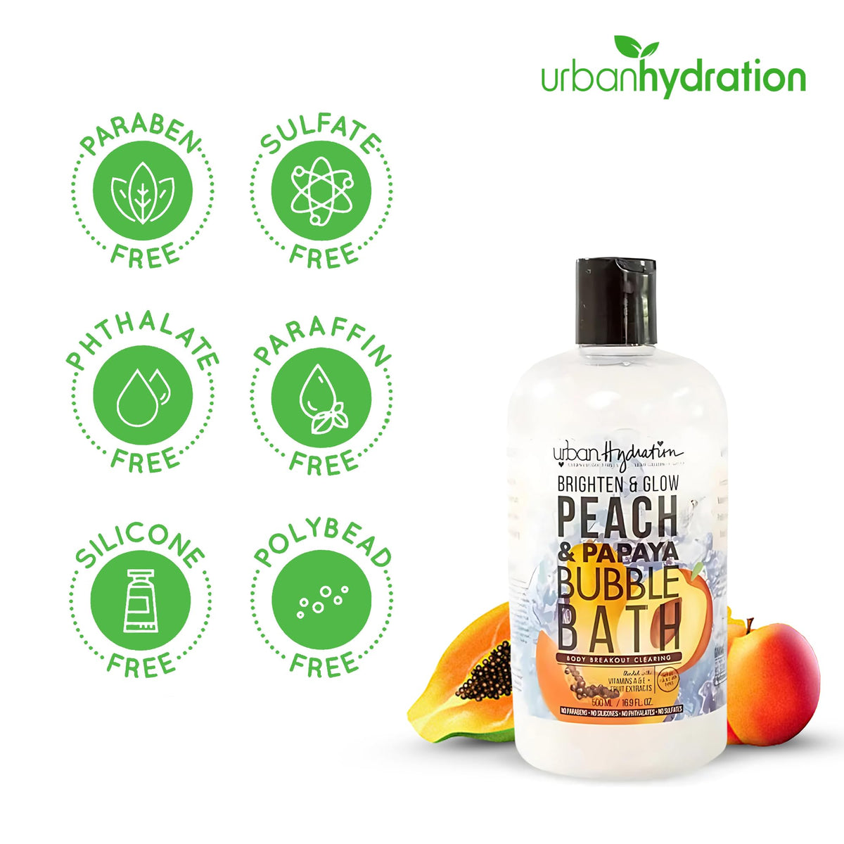 Urban Hydration bubble bath for glowing skin texture