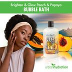 Urban Hydration Peach and Papaya natural ingredients display