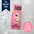 Close up of Mr. Bubble retro packaging design