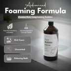 Bloom & Bōde plant-based bubble bath bottle branding